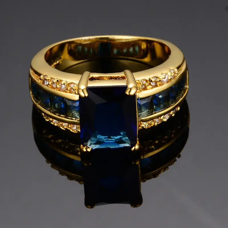 Anillo de Zafiro Catalina | Oro