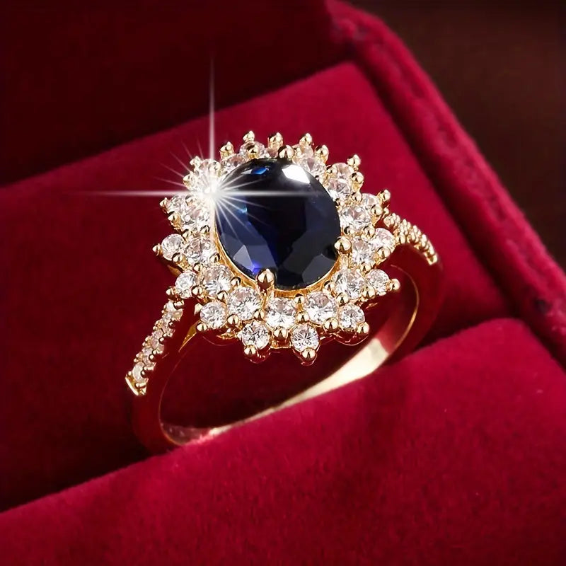 Anillo de Zafiro Valeria